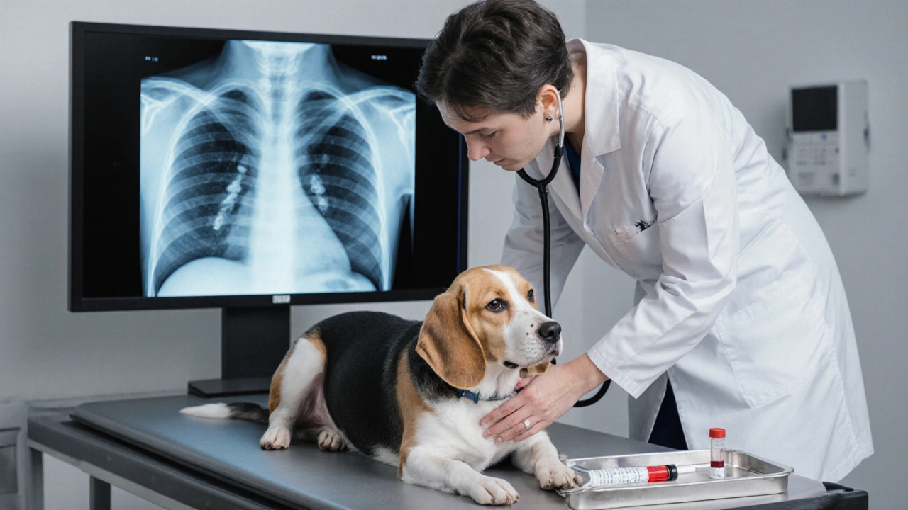 How vets confirm pneumonia