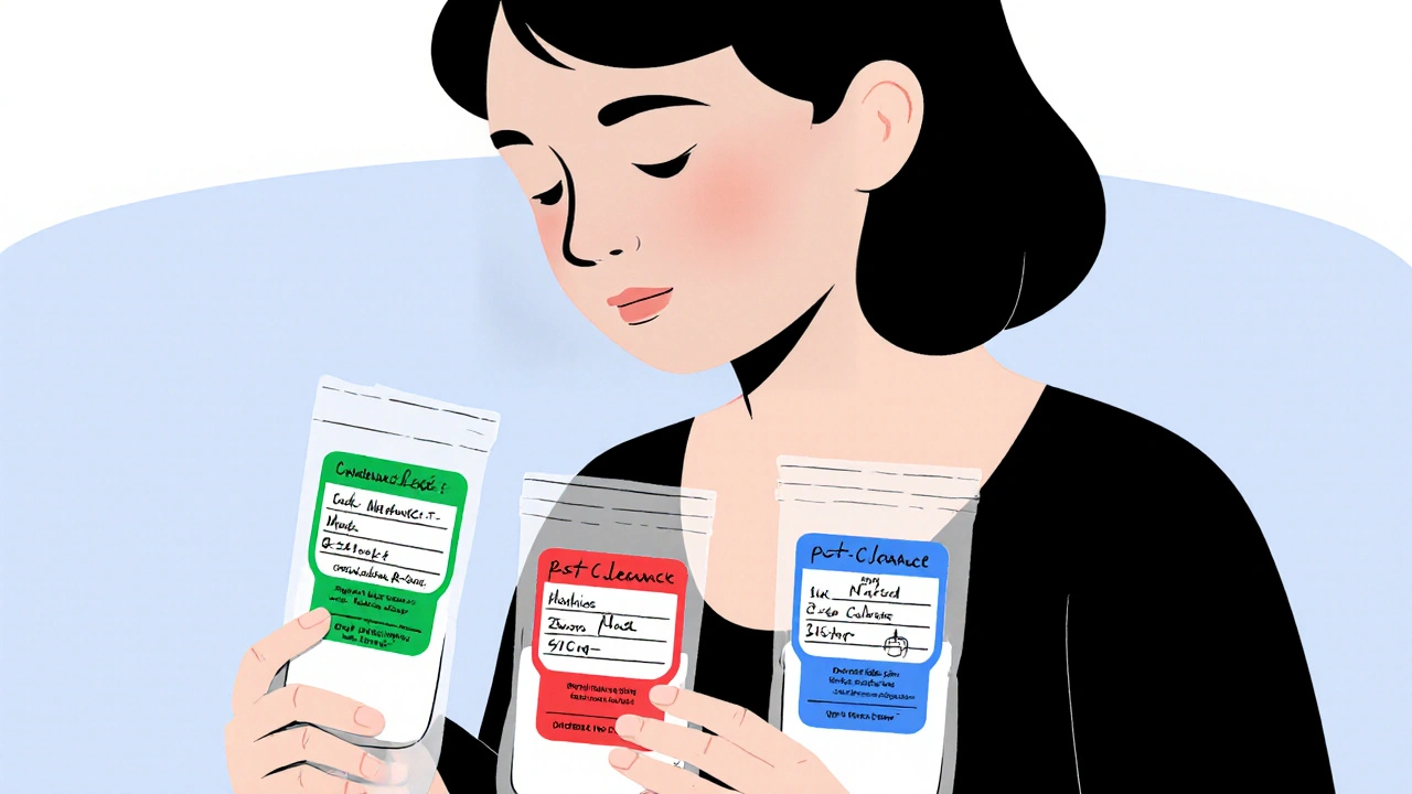 How to Store and Label Breast Milk When Taking Temporary Medications