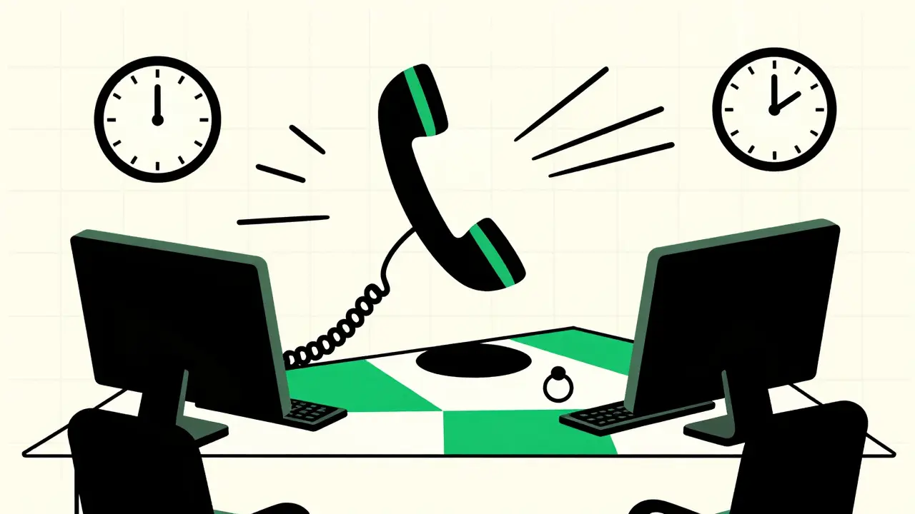 Stylized phone illustrating quick healthcare communication